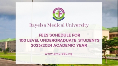 FEES STRUCTURE - 100 LEVEL UNDERGRADUATE